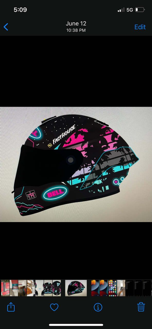 Cole King helmet