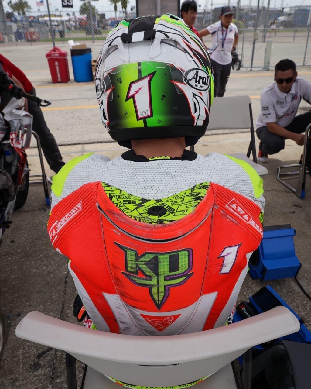 Kaleb DeKeyrel helmet