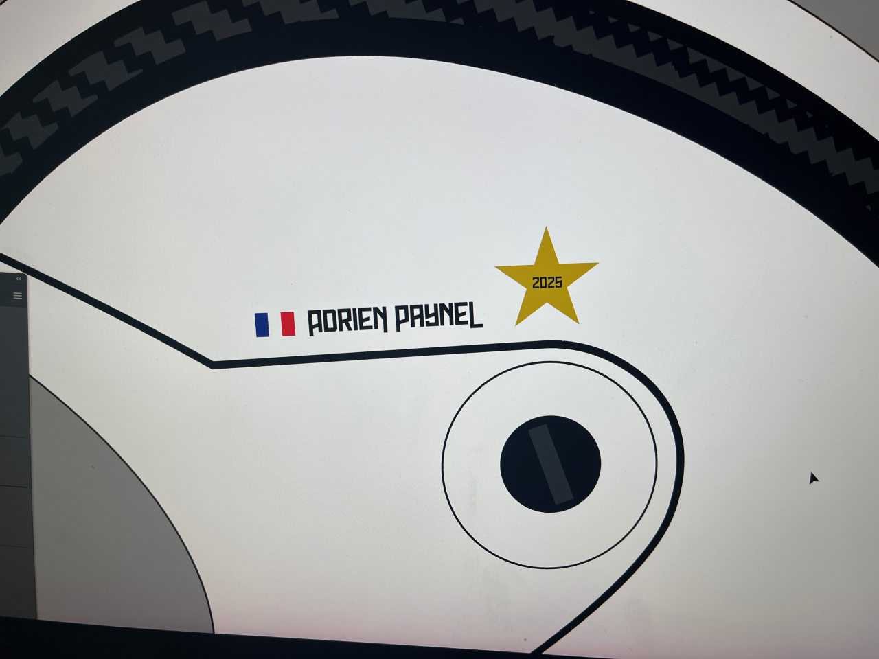 Adrian Paynel helmet